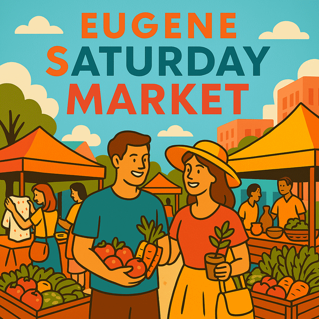 Back in Bloom: Eugene Saturday Market Returns for 2025 Season