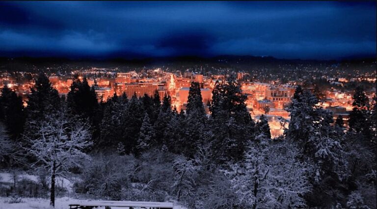 Eugene Holiday Tree Lighting, Oregon